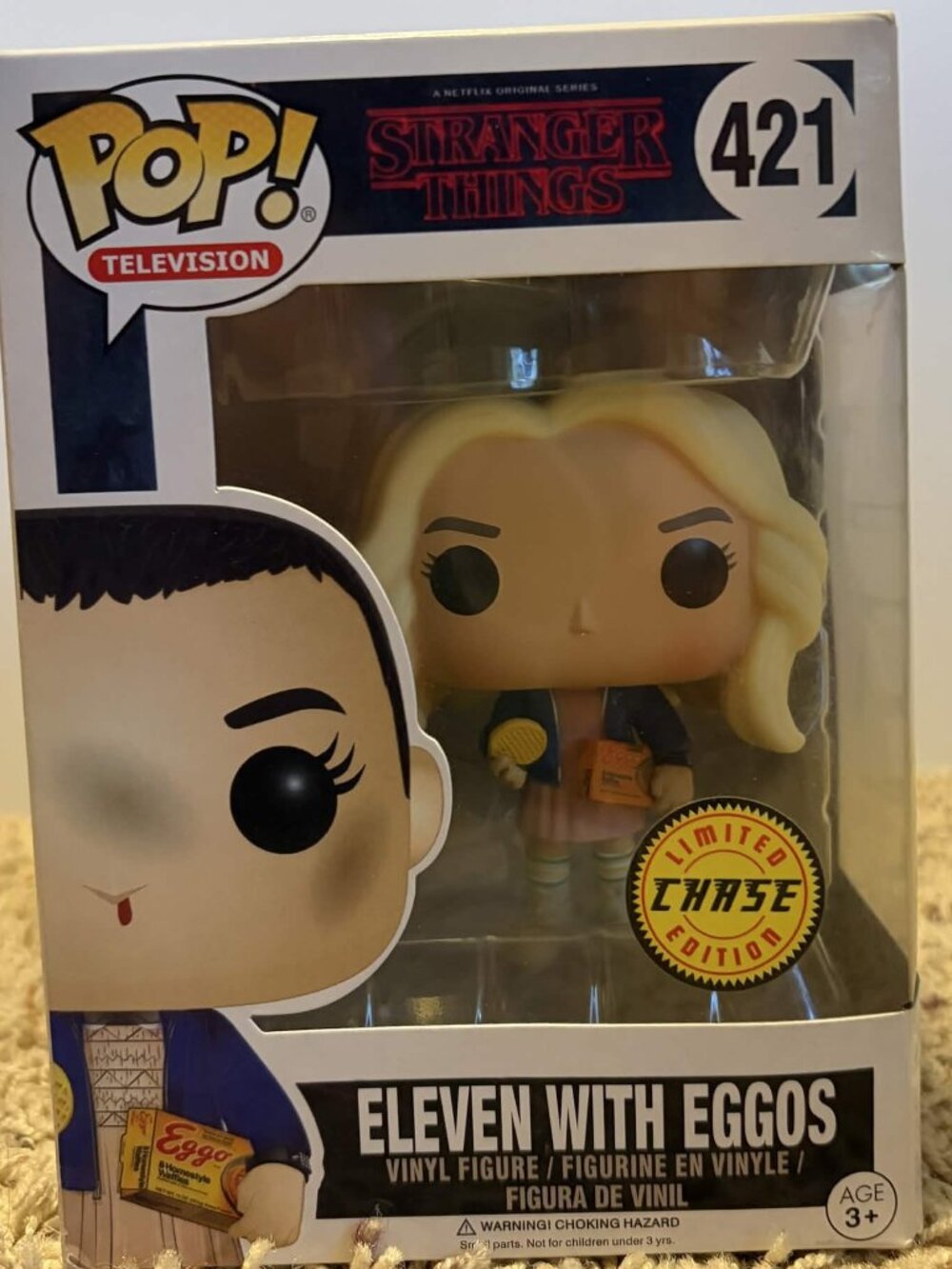 Funko Pop Stranger Things #421 Eleven with Eggos Chase Edition